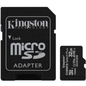 Карта памяти 32GB MicroSD Kingston Class 10 Canvas Select Plus A1 (100 Mb/s) + SD адаптер