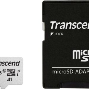 Карта памяти 32GB MicroSD Transcend 300S UHS-I U1 + SD адаптер