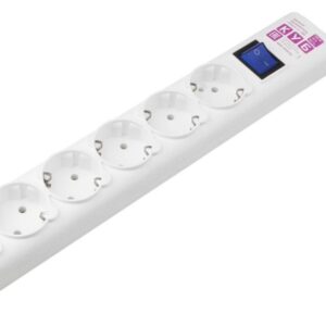 Сетевой фильтр PowerCube SPG(5+1)-16B-1,9M-WHITE, 1.9м, белый