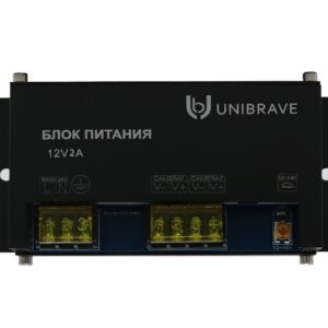 Блок питания Unibrave UB-БП-12V2A-2CH, металл