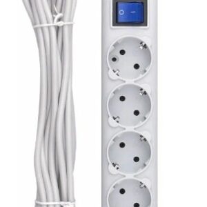 Фильтр-удл. PC 1,9м 6р, сер. 10А/2,2кВт