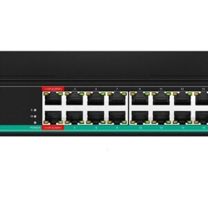 UB-SW-16F2G1SFP-300 Pro Неуправляемый коммутатор Unibrave с поддержкой PoE на 16 портов (300 Вт)