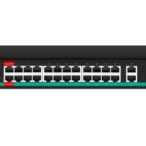 UB-SW-24F2G-300 Pro Неуправляемый коммутатор Unibrave с поддержкой PoE на 24 порта