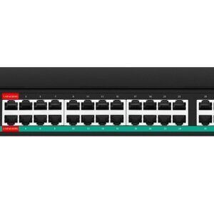UB-SW-24F4G4SFP-400 Pro Неуправляемый коммутатор Unibrave с поддержкой PoE на 24 порта, 4Uplink и 4SFP-портами (400 Вт)