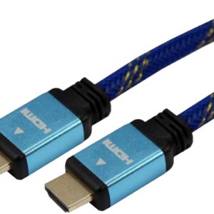 Шнур HDMI - HDMI gold 1.5М шелк с фильтрами REXANT