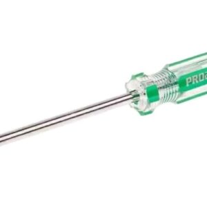 12-4732, Отвертка шлицевая SL5 Х 100 мм, прозрачная рукоятка ProConnect