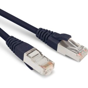 Hyperline PC-LPM-STP-RJ45-RJ45-C5e-0.5M-LSZH-BK Патч-корд F/UTP, экранированный, Cat.5e, LSZH, 0.5 м