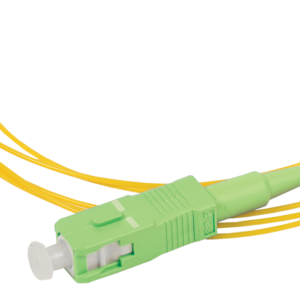 Пигтейл волоконно-оптический Hyperline FPT-B9-9-SC/AR-1M-LSZH-YL, SM 9/125 (OS2), SC/APC, 1 м, LSZH