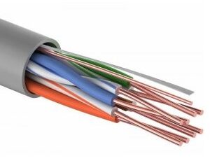 Кабель витая пара PROconnect UTP 4PR 24AWG, CCA, CAT5e, PVC серый, бухта 305 м