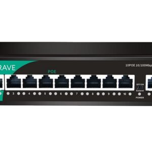 UB-SW-10F2F-120 Base Неуправляемый коммутатор Unibrave с поддержкой PoE на 10 портов