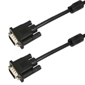 Шнур VGA - VGA с ферритами, длина 1,8 метра, черный PROconnect
