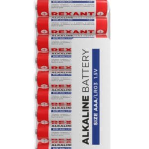 Алкалиновая батарейка AAA/LR03 1,5 V 12 шт. REXANT