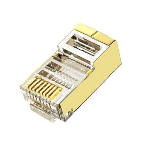 Джек RJ-45 (золотой) 8P8C кат 5е. Unibrave