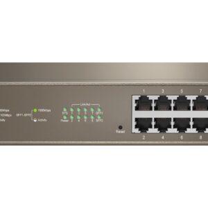 G3310F Управляемый L2 коммутатор IP-COM с 8 Ethernet портами 10/100/1000 Мбит/с, 2 SFP 100/1000 Мбит/с