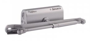 Доводчик НОРА-М 440 ISPARUS (от 80 до 140кг) (серебро) морозостойкий