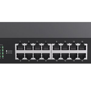 G1016D Неуправляемый 16-портовый коммутатор Gigabit Ethernet IP-COM (16 портов Ethernet 10/100/1000 Мбит/с)