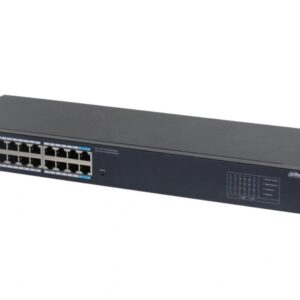 DH-SG1024 24-портовый гигабитный неуправляемый коммутатор, 22xRJ45 1Gb, 2xRJ45 1Gb uplink