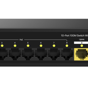 S110PC 10-портовый PoE-коммутатор 100M Lite с 8-портовым PoE