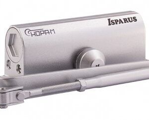 Доводчик НОРА-М 430 ISPARUS (от 50 до 110кг) (серебро) морозостойкий